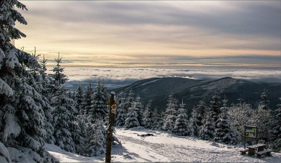 winter mountains
