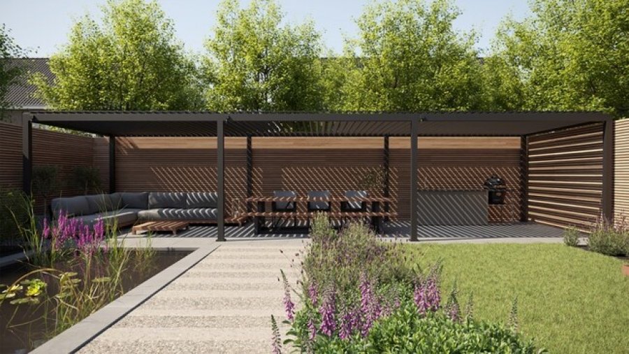 hliníková pergola