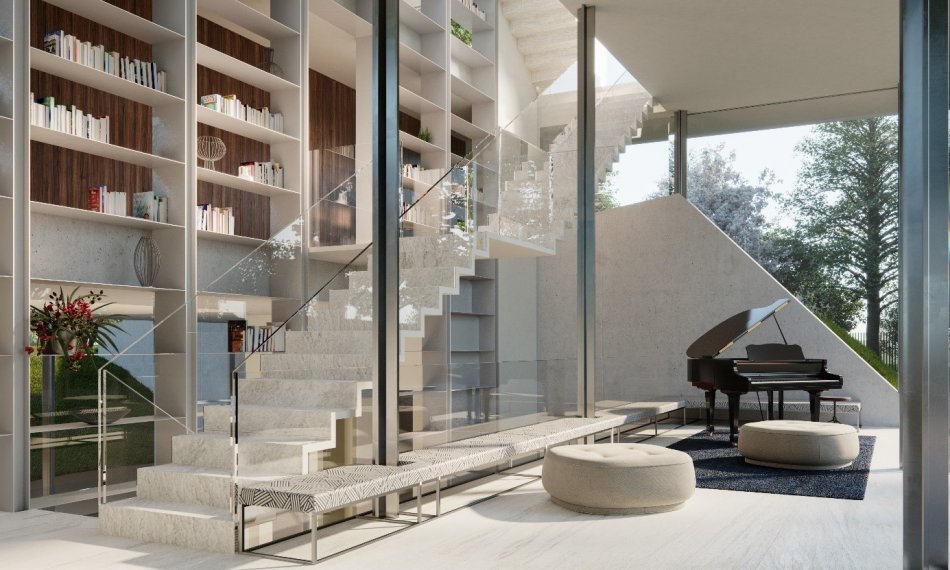Project with building plots and building permit for three villas, Prague 6 - Lysolaje