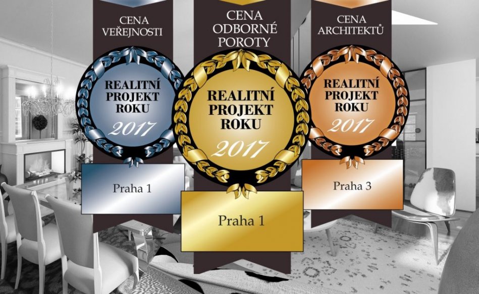 Tři prestižní ocenění v soutěži Realitní projekt roku 2017