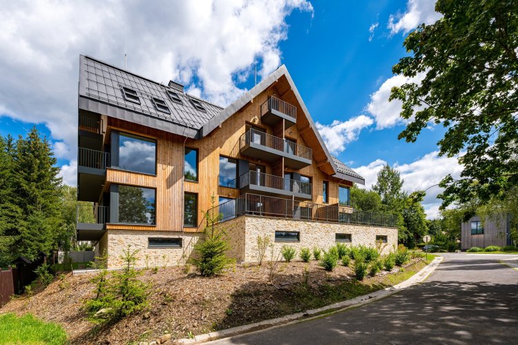 HARRACHOV PEAKS – prodej stylových apartmánů v horském středisku Harrachov, Krkonoše