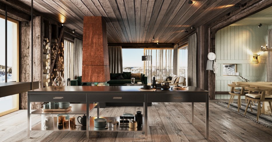 Sale of an apartment 3+kk/B/L, 154,1 sqm, in luxury mountain project Apartments Albeřice, Giant Mountains - Horní Maršov