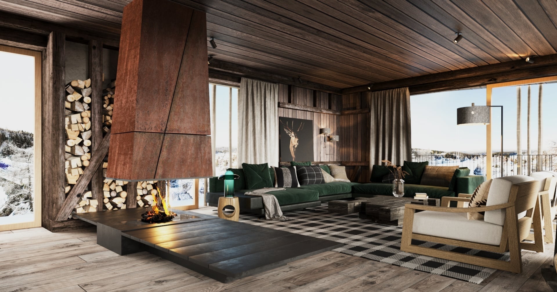 Prodej apartmánu 3+kk/B/L, 154,4 m2, v luxusním horském projektu Apartmány Albeřice, Krkonoše – Horní Maršov