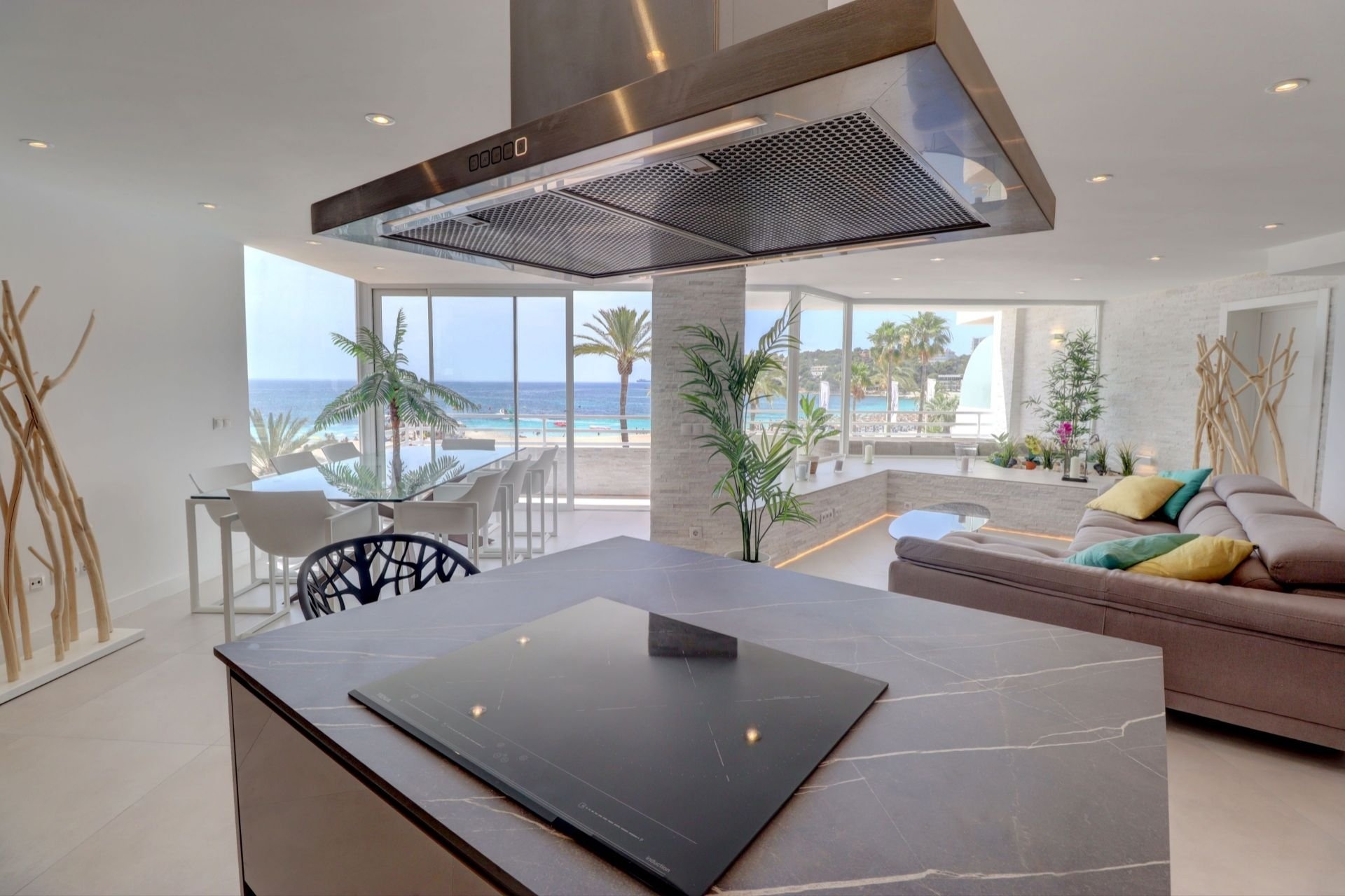 výhled z obývacího pokoje