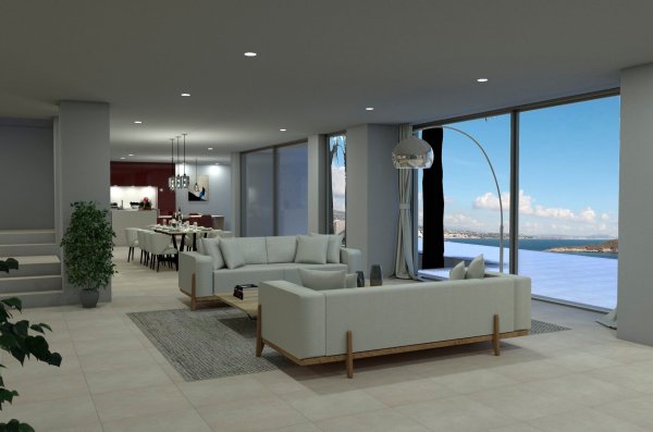 obývací prostor s kuchyní