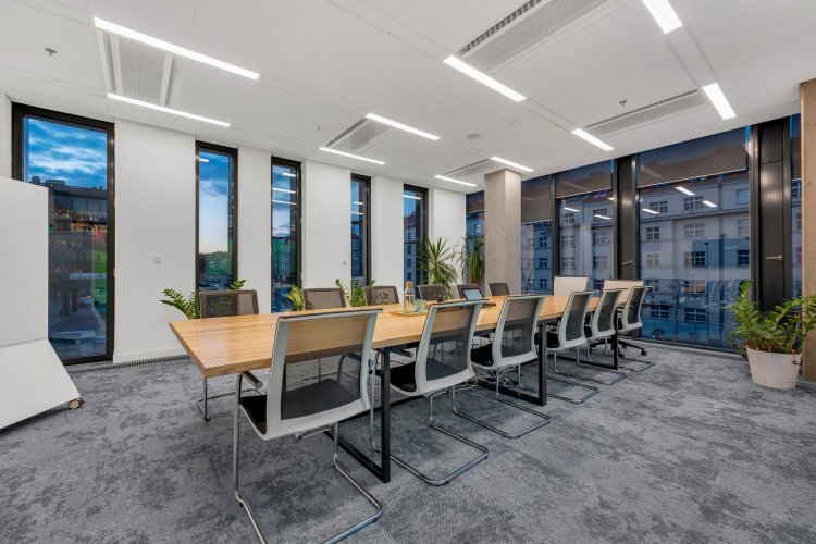 Pronájem nadčasové kanceláře, 520 m², The Blox, Praha 6 - Dejvice