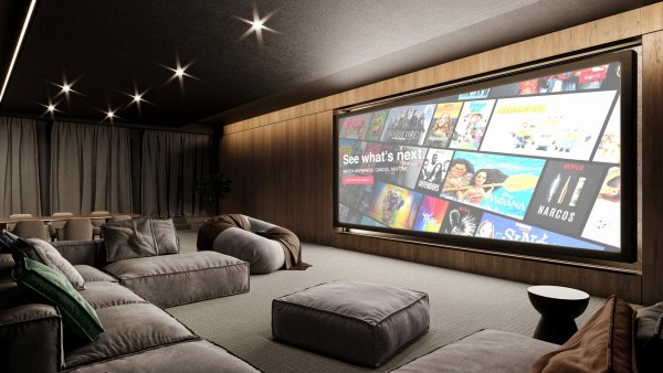 domácí kino vizualizace