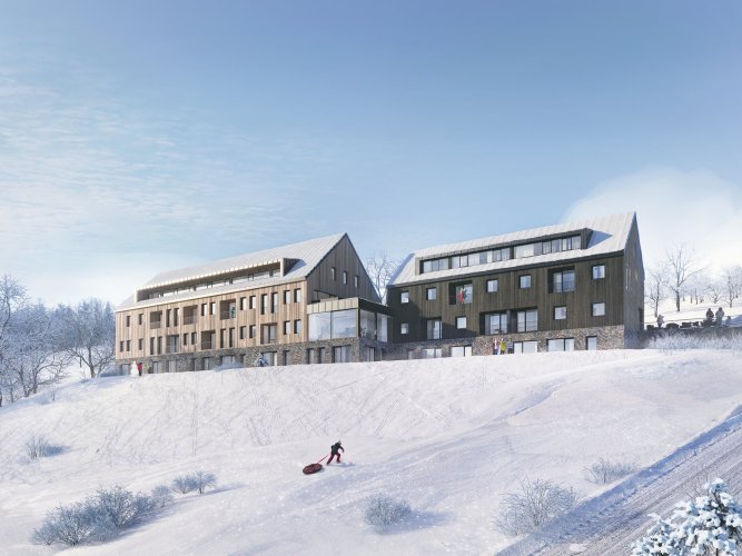 Prodej apartmánu 3+kk/L, 67 m², v novém rezidenčním projektu, Pec pod Sněžkou