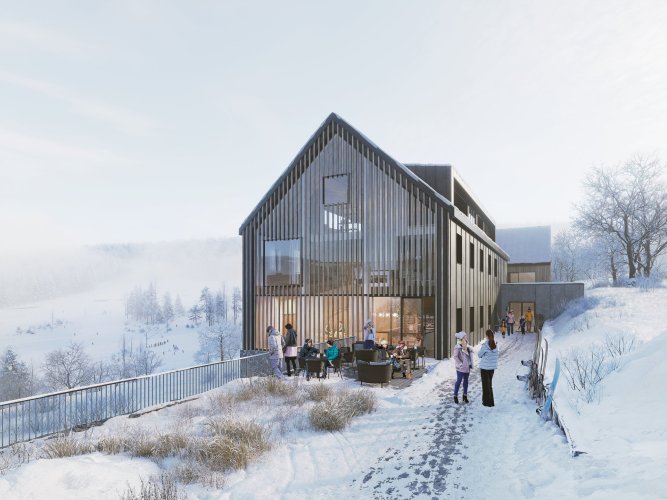 Prodej apartmánu 2+kk/T, 47 m², v novém rezidenčním projektu, Pec pod Sněžkou