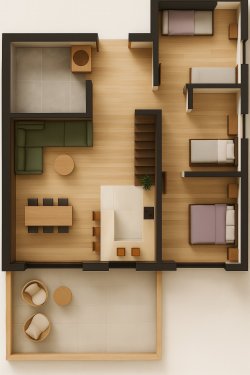 půdorys apartmán