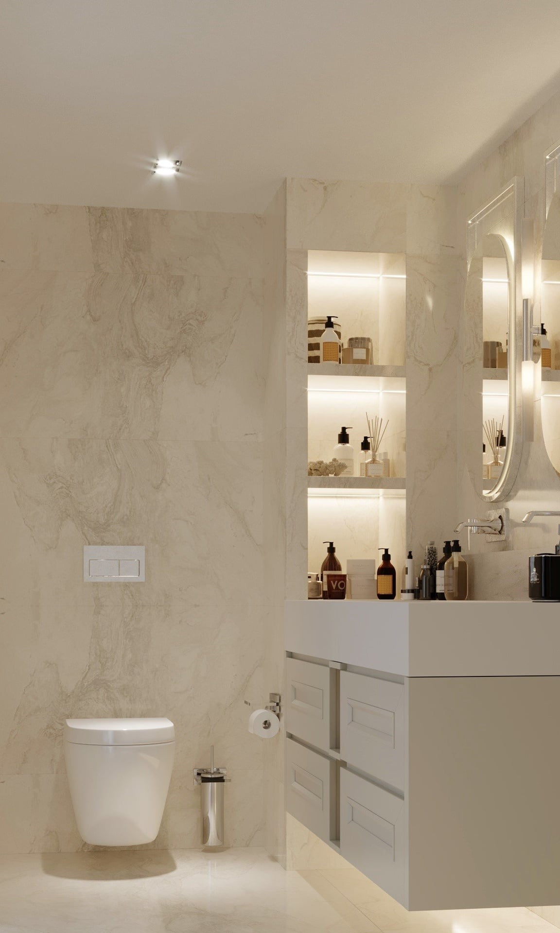 designové prvky v koupelně