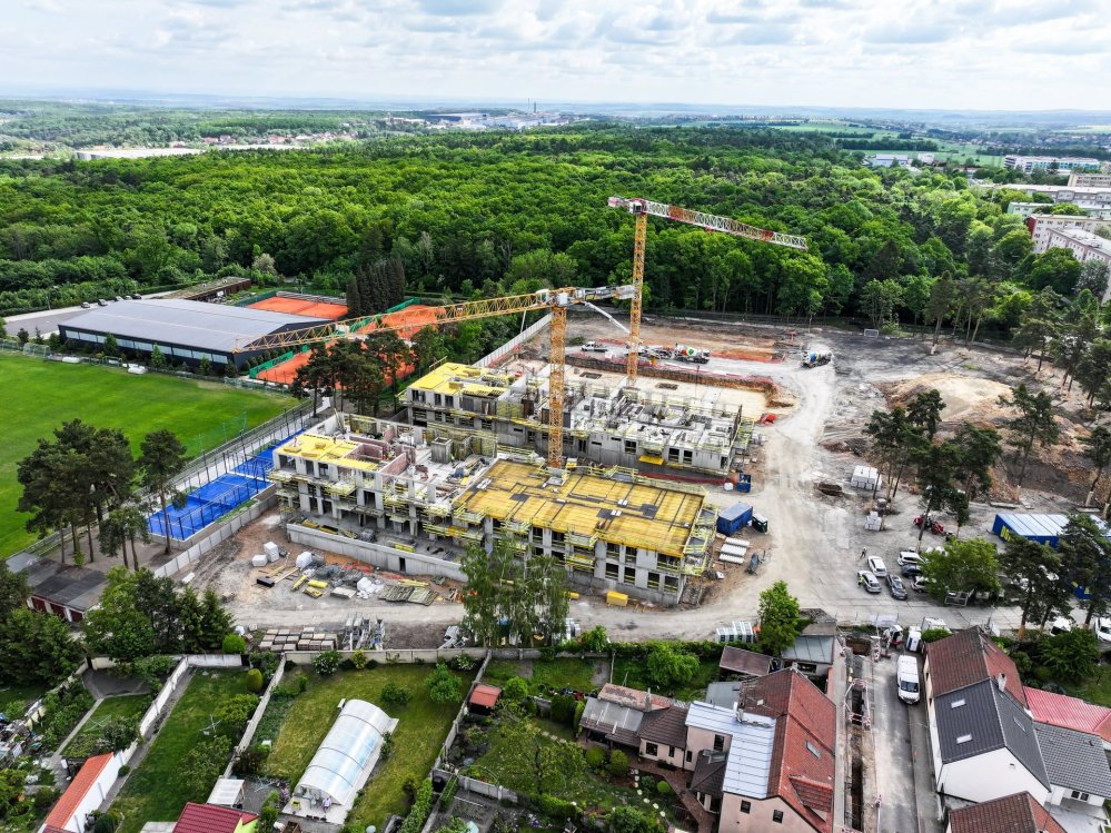 výstavba Kladno Living květen 2026
