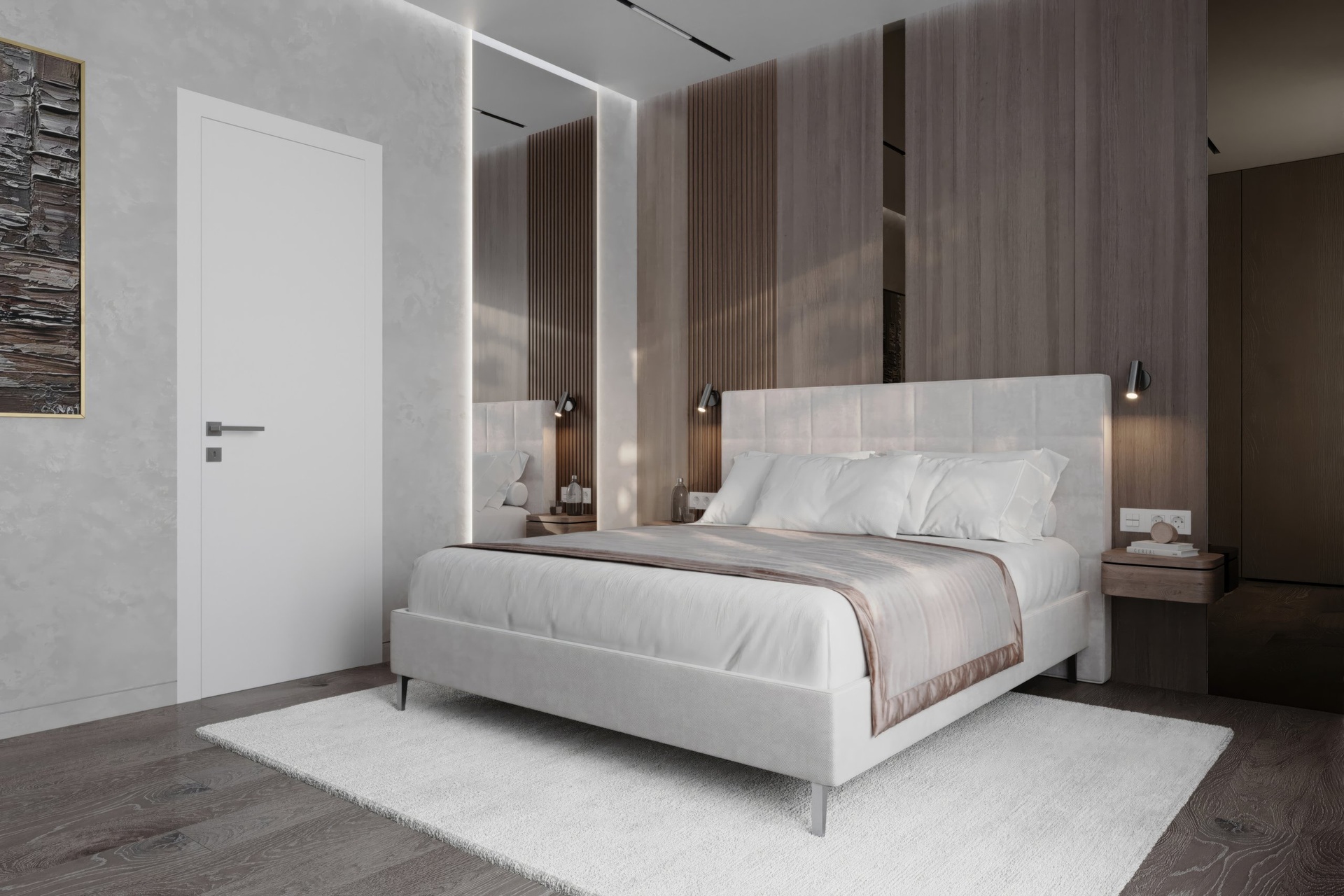 ložnice se skříní