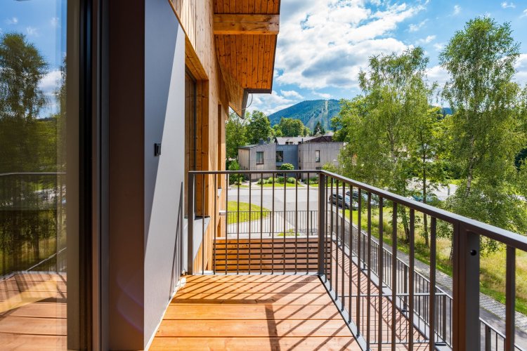 Sale of an apartment 1+kt/B, 57 sqm, in a new ski project HARRACHOV PEAKS in the Krkonoše Mountains, Harrachov