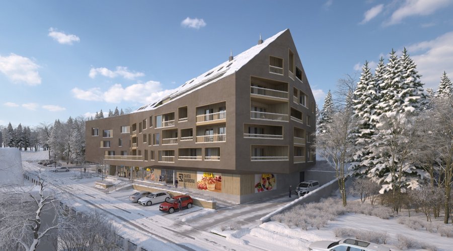 Prodej apartmánu 3+kk/L, 98,4 m², v Rezidenci Svatá Barbora, Železná Ruda