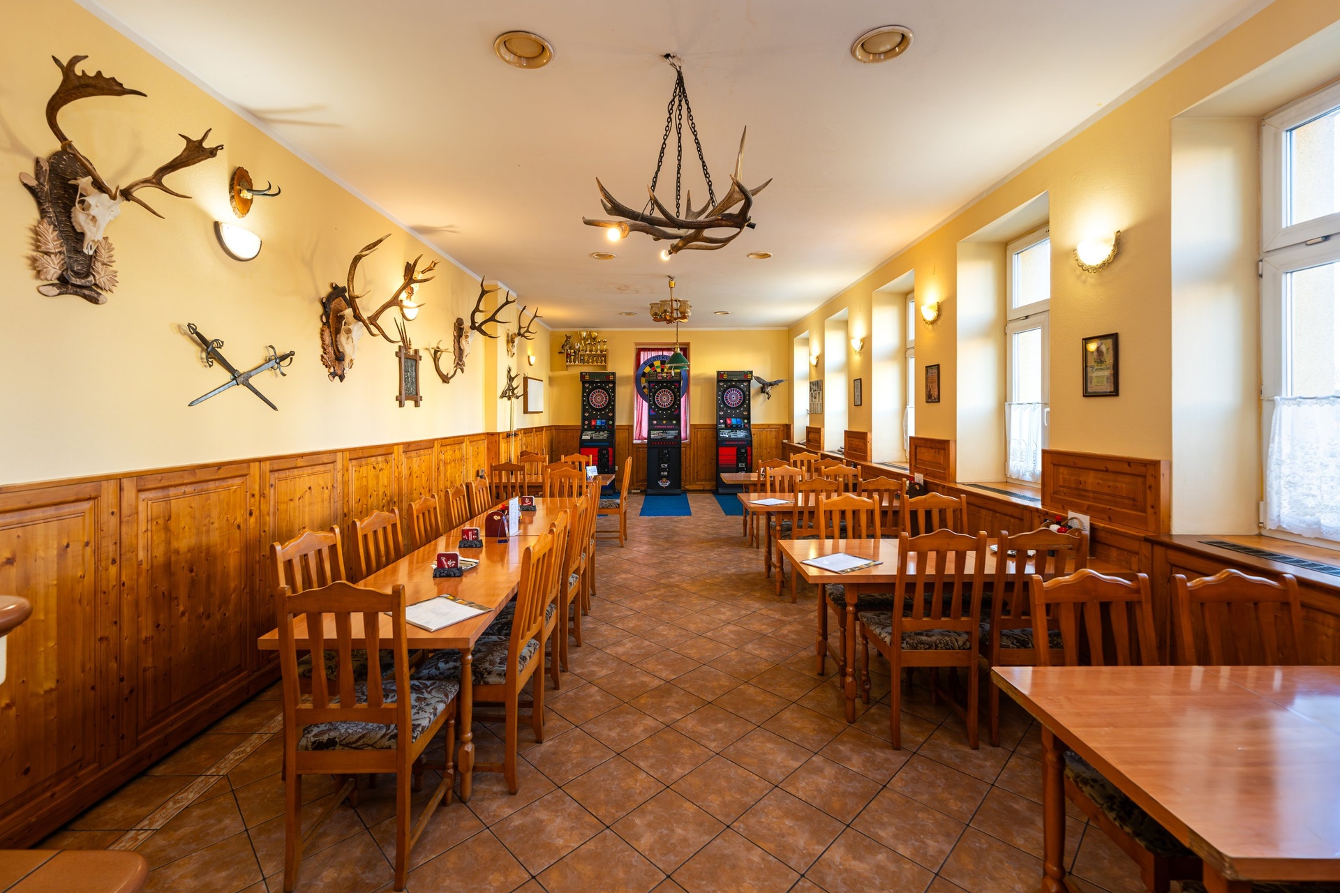 interiér restaurace