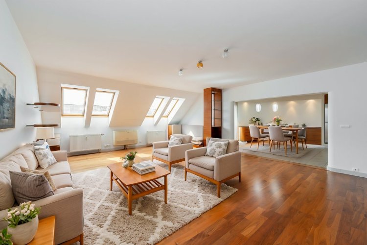 Sale of an exclusive apartment 5+kk/T/2B/GS, 194 sqm, Prague 6 - Břevnov