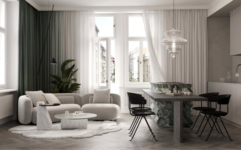 Prodej bytu 2+kk/B/S, 46,6 m², Praha 2 - Vinohrady