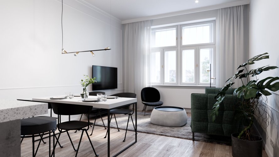 Pronájem bytu 3+kk/P, 92 m², Praha 3 - Vinohrady