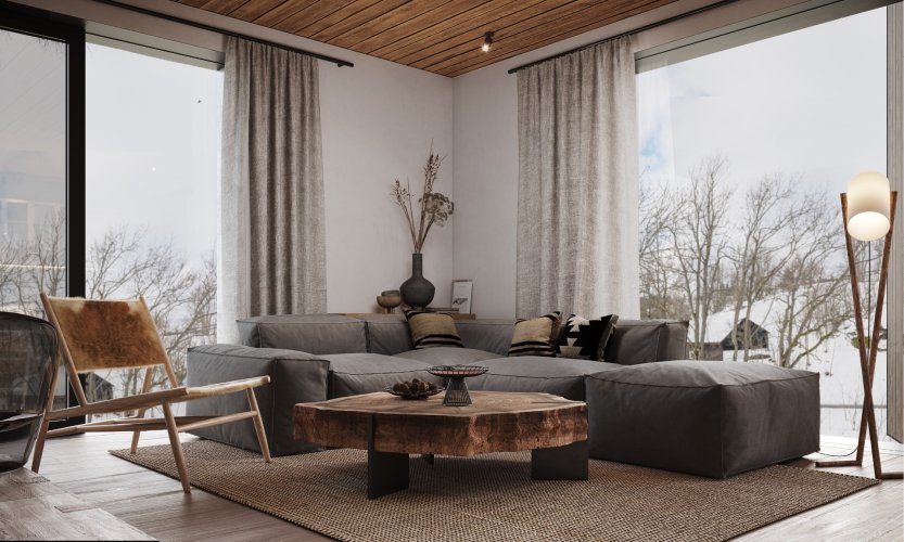 Prodej bytu 2+kk/L, 54,1 m2, v luxusním horském projektu Apartmány Albeřice, Krkonoše – Horní Maršov