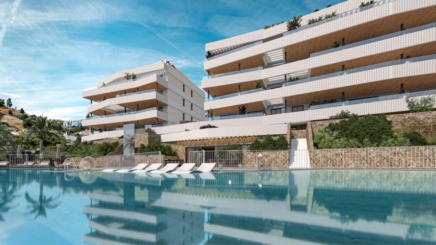 Modern studio apartment for sale, 56 sq m, Mijas Costa, Spain
