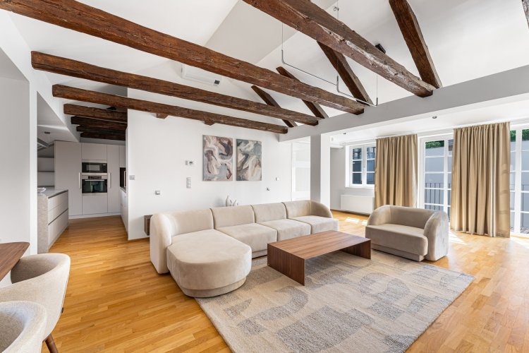 Pronájem luxusního bytu 4+kk/T, 213 m², Praha 1 – Malá Strana