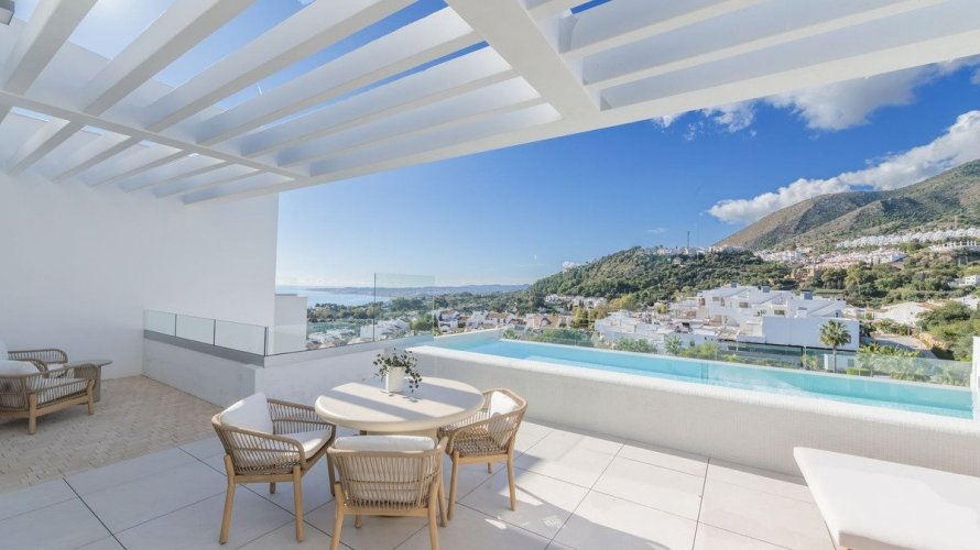 Prodej vily s panoramatickým výhledem, 276 m², Benalmadena Pueblo, Španělsko