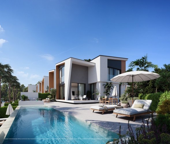 Prodej vily 4+kk/T/G s bazénem a zahradou v La Cala de Mijas, Costa del Sol - Španělsko