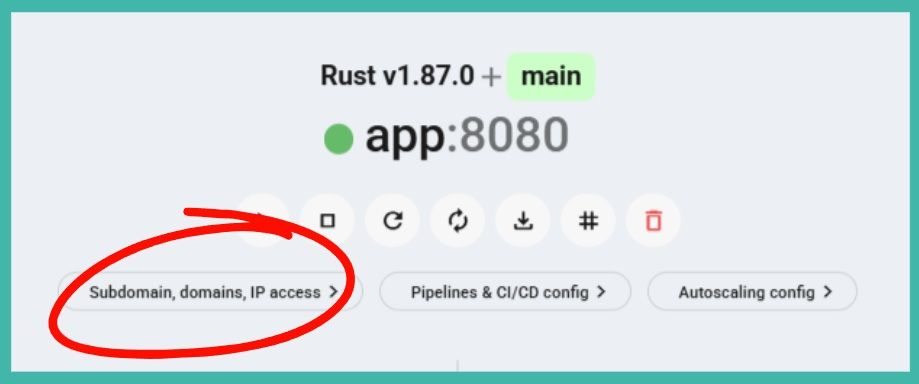 Zerops GUI: Triggers